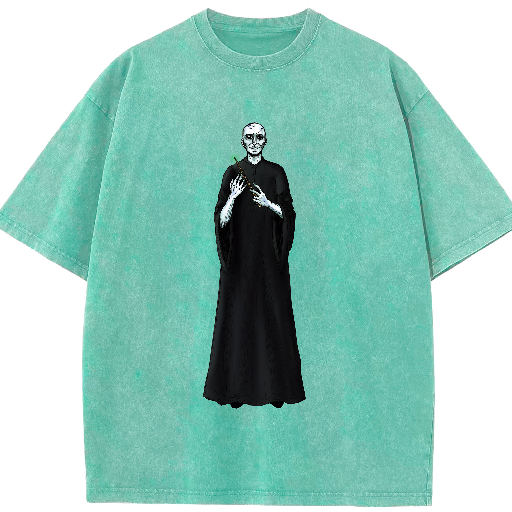 （画像用） Harry Potter ハリー・ポッターシリーズ 綿100% ヴィンテージ風 半袖Tシャツ（フロントプリント）